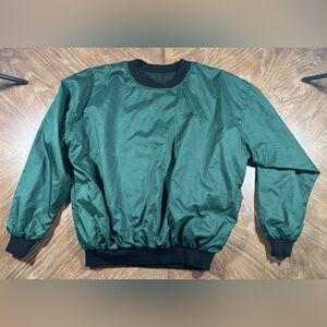 VINTAGE ROCHE REVERSIBLE XL SEA ISLAND RESORT GOLF PULLOVER WINDBREAKER USA MADE